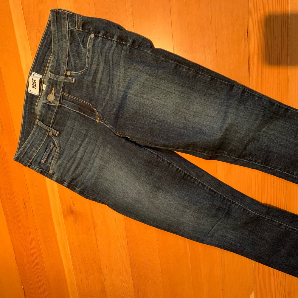 Paige Skyline Ankle Peg Jeans - Size 29